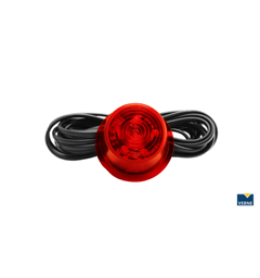 Markeringslys 6 LED Rød Rød Gylle 5M Kabel (MAR701)